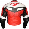 Yamaha R1 Red Classic Leather Biker Jacket